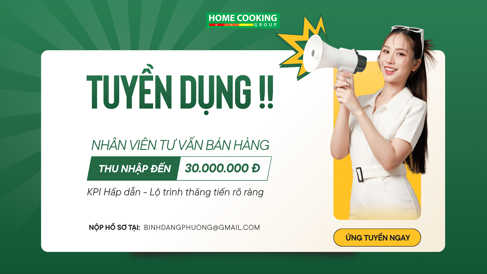 TUYỂN DỤNG NHÂN VIÊN TƯ VẤN BÁN HÀNG FULL-TIME TẠI HÀ NỘI – THU NHẬP 15 – 30 TRIỆU/THÁNG